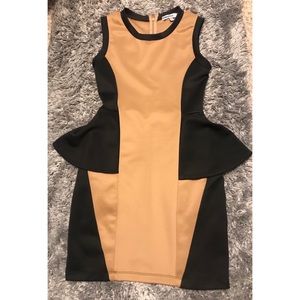 Fitted Dress w/ Peplum